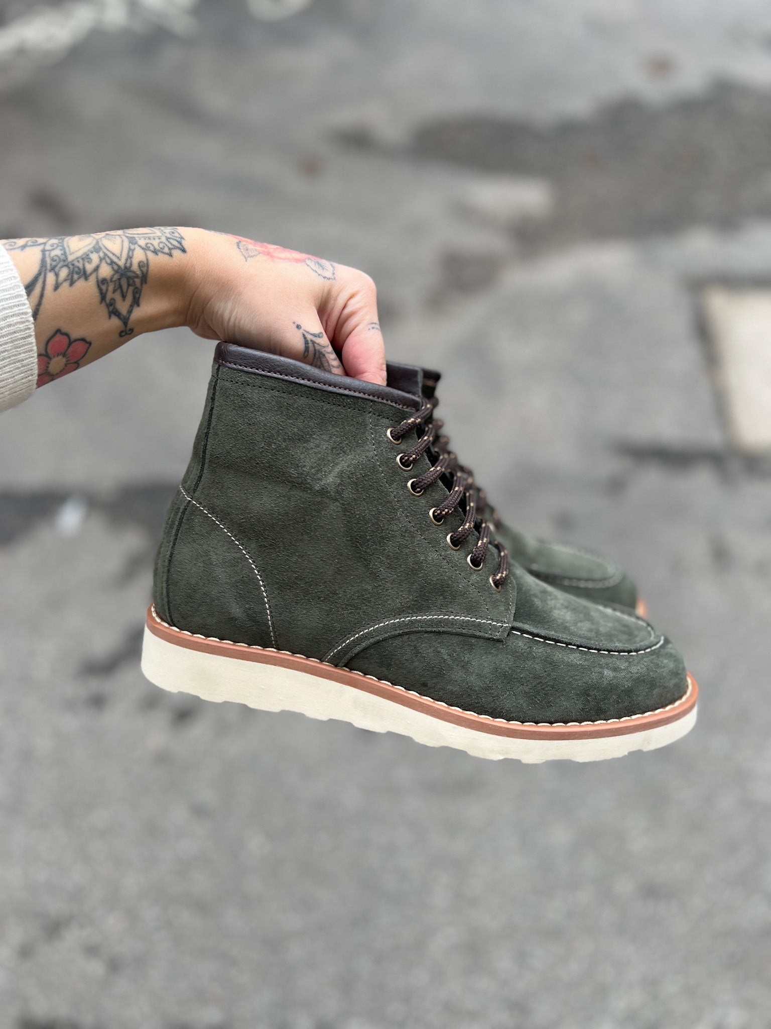 STIVALETTO CAMOSCIO LACCI FR09
