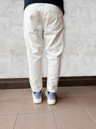 Jeans carrot finti strappi BERNA