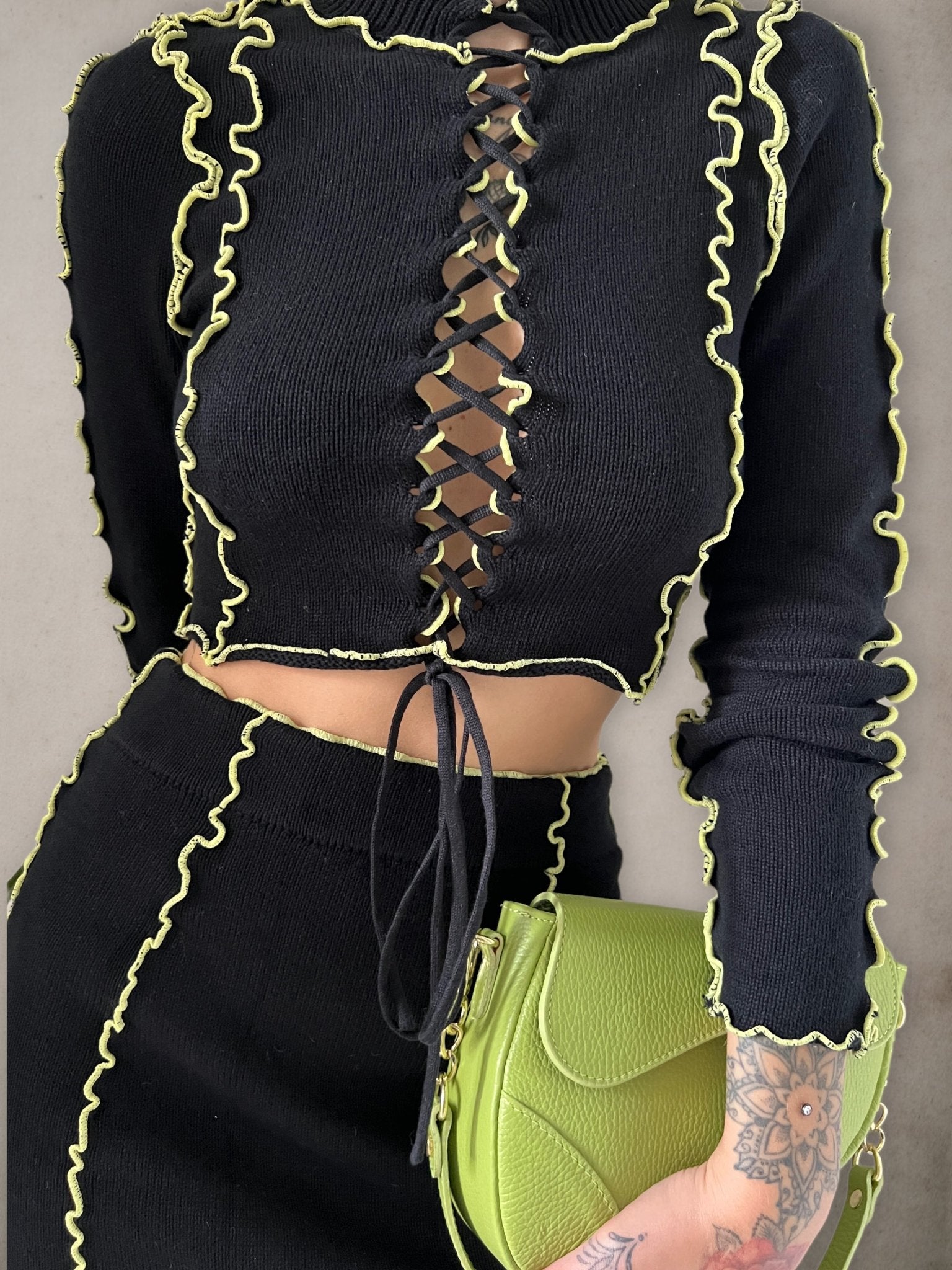 Maglia lacci GLAMOROUS