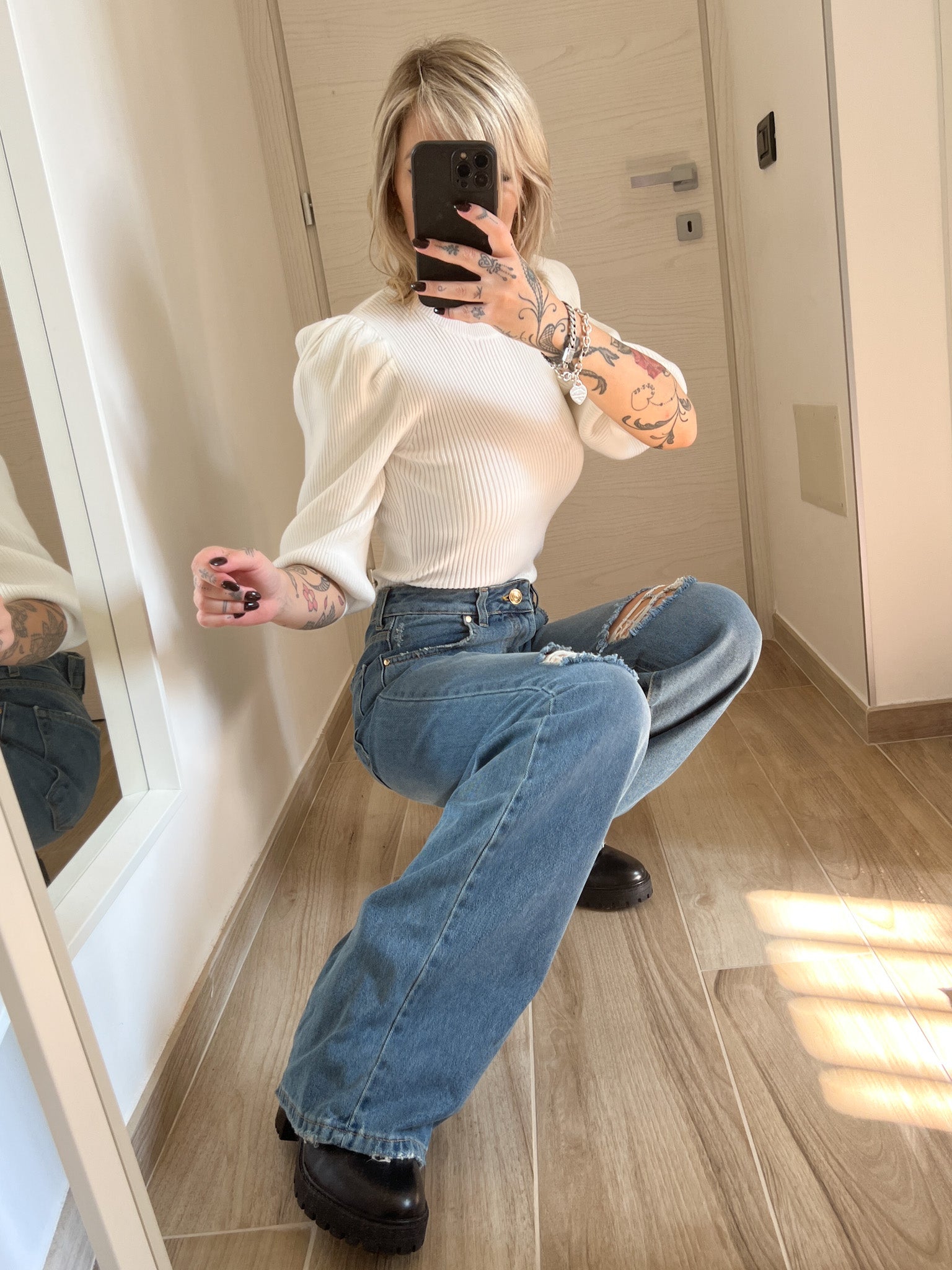 Jeans wide leg KLIXS