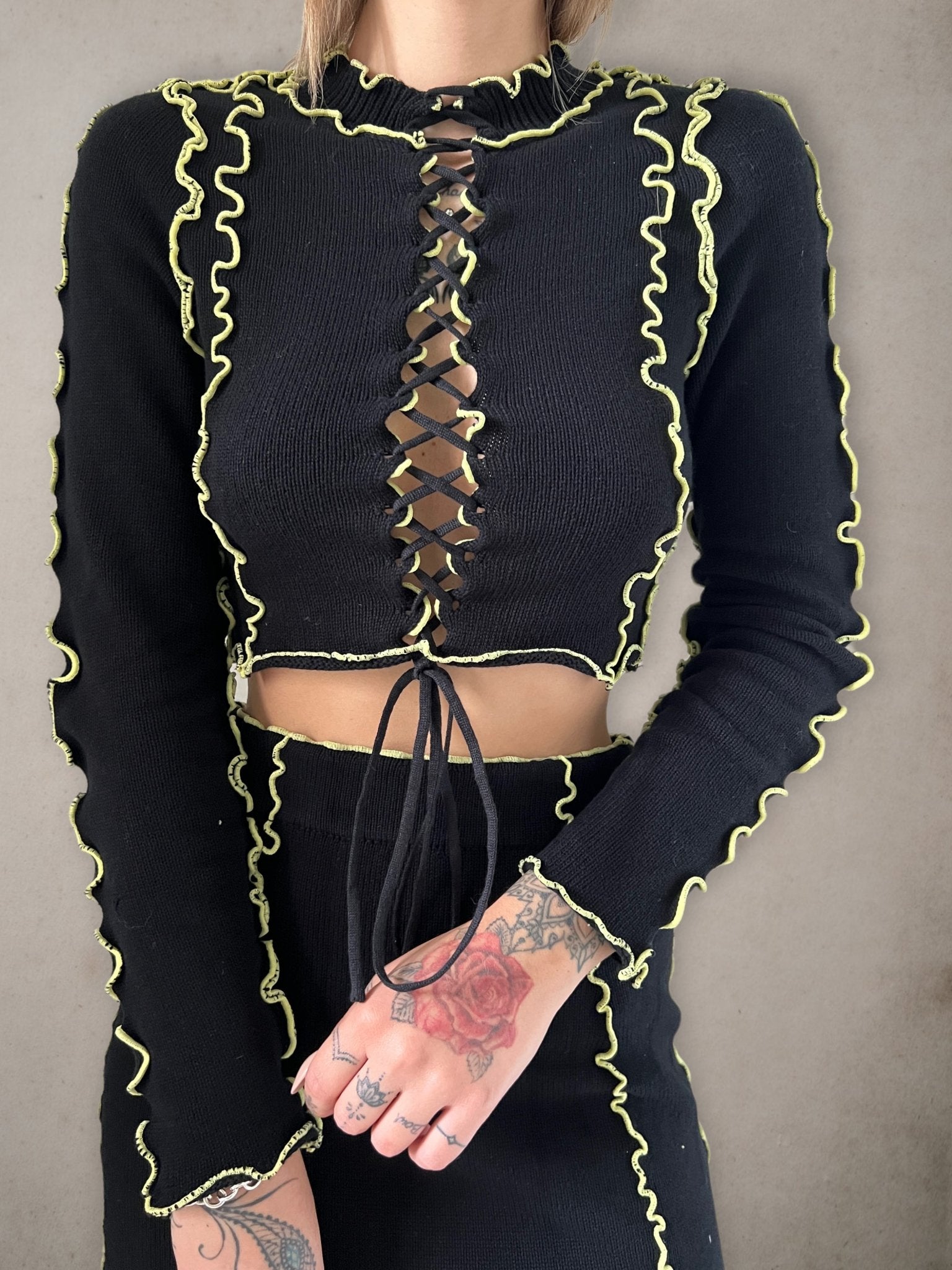Maglia lacci GLAMOROUS