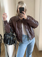 Giacca ecopelle GLAMOROUS