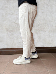 Jeans carrot finti strappi BERNA