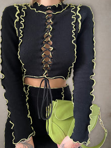 Maglia lacci GLAMOROUS