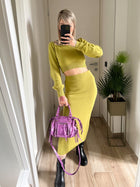 Crop in maglia GLAMOROUS