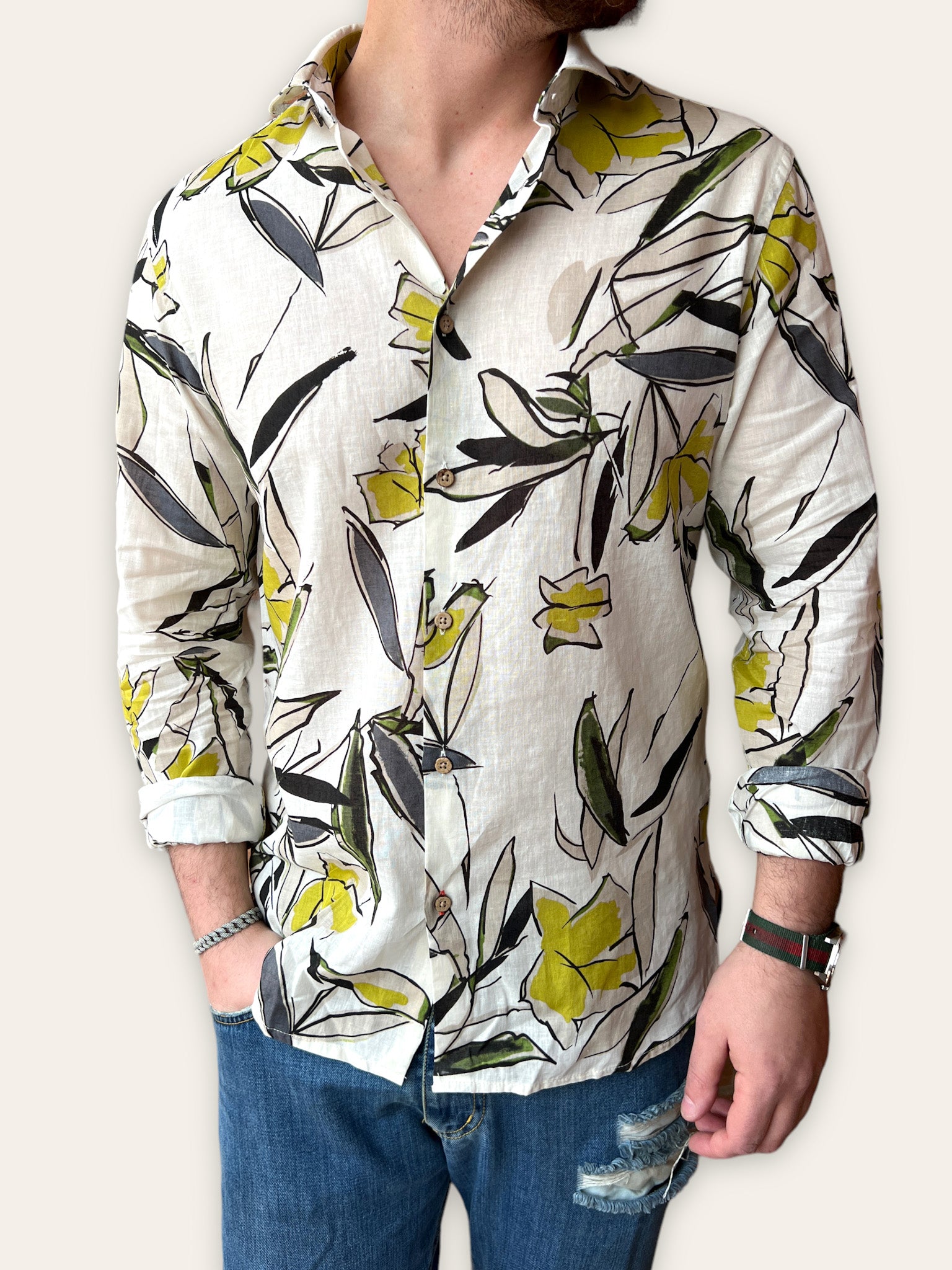Camicia Lino YES ZEE