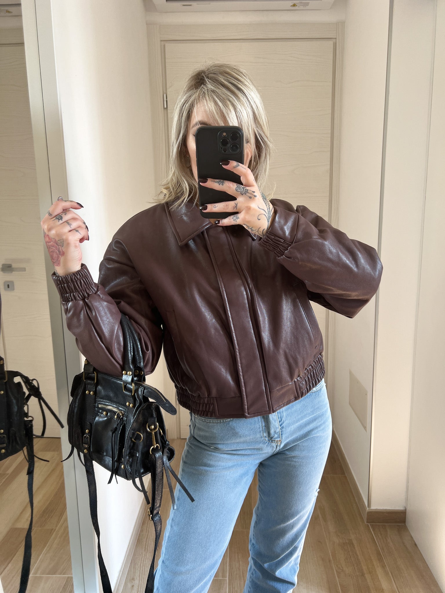 Giacca ecopelle GLAMOROUS